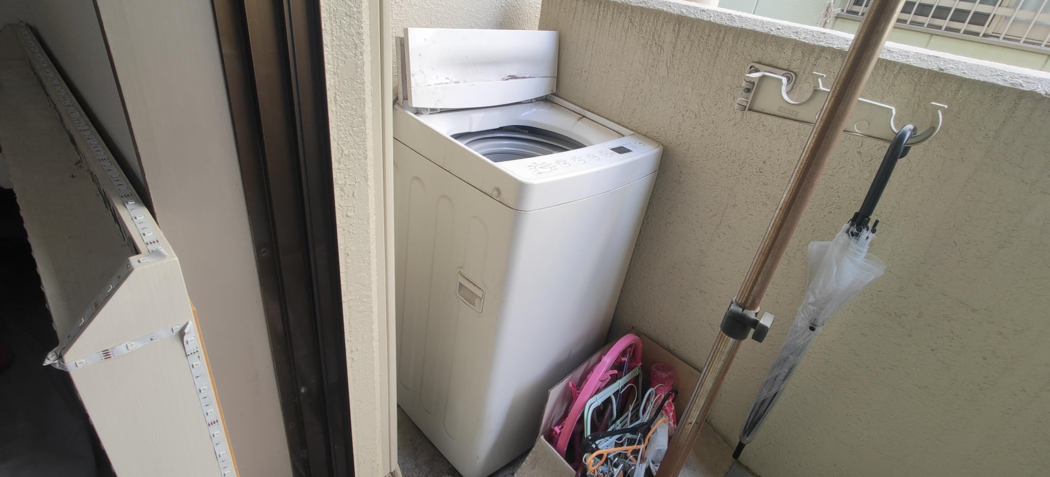 北名古屋市【不用品回収】洗濯機の作業前